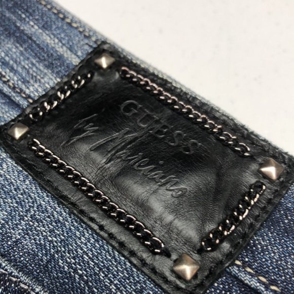 MADE IN USA 🇺🇸 GUESS BY MARCIANO MIDRISE SKINNY JEANS 27x31 ⭐️ - Picture 4 of 13